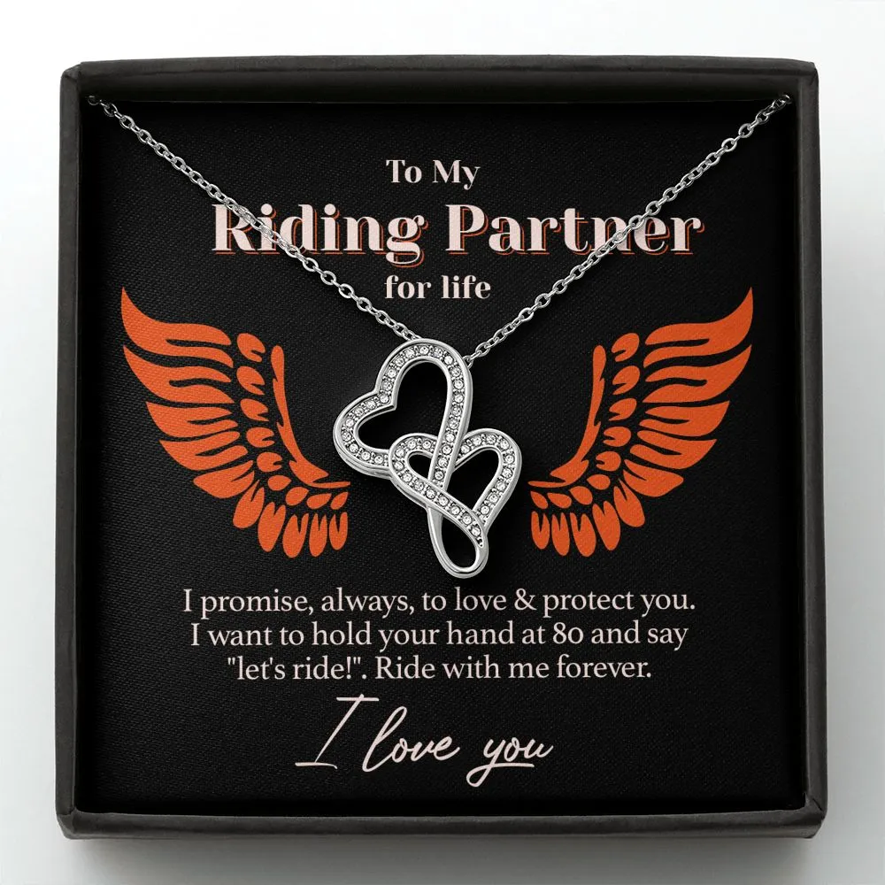 Ride With Me Forever Valentine's Day Necklace