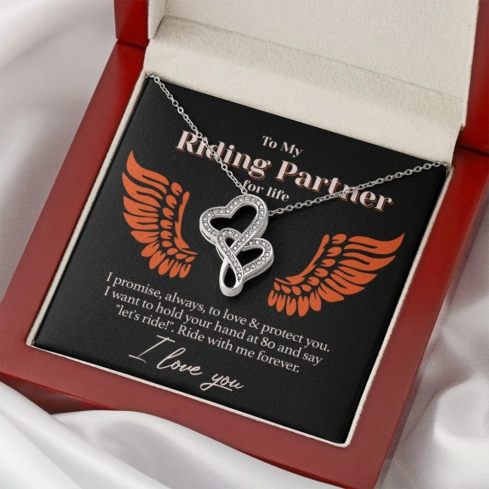 Ride With Me Forever Valentine's Day Necklace