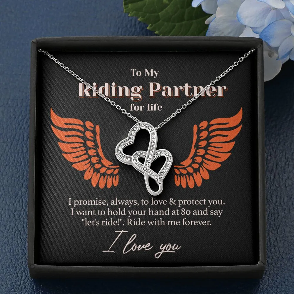 Ride With Me Forever Valentine's Day Necklace