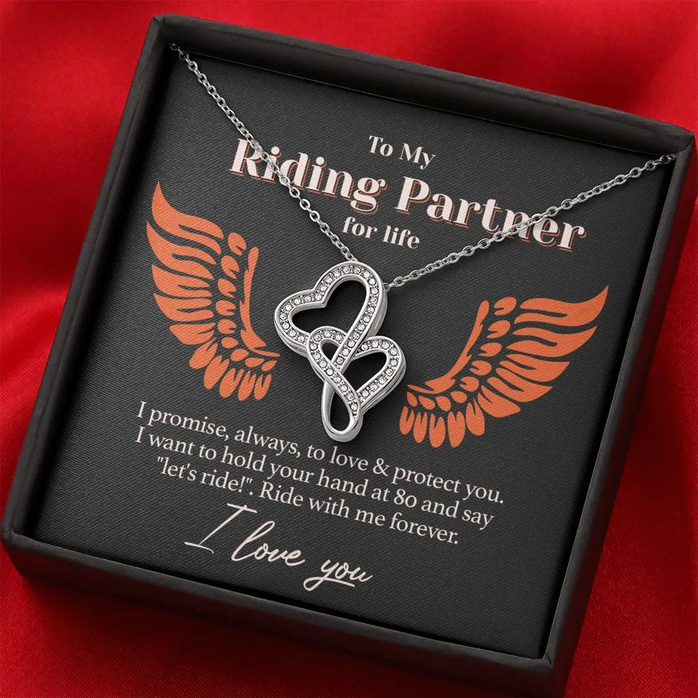 Ride With Me Forever Valentine's Day Necklace
