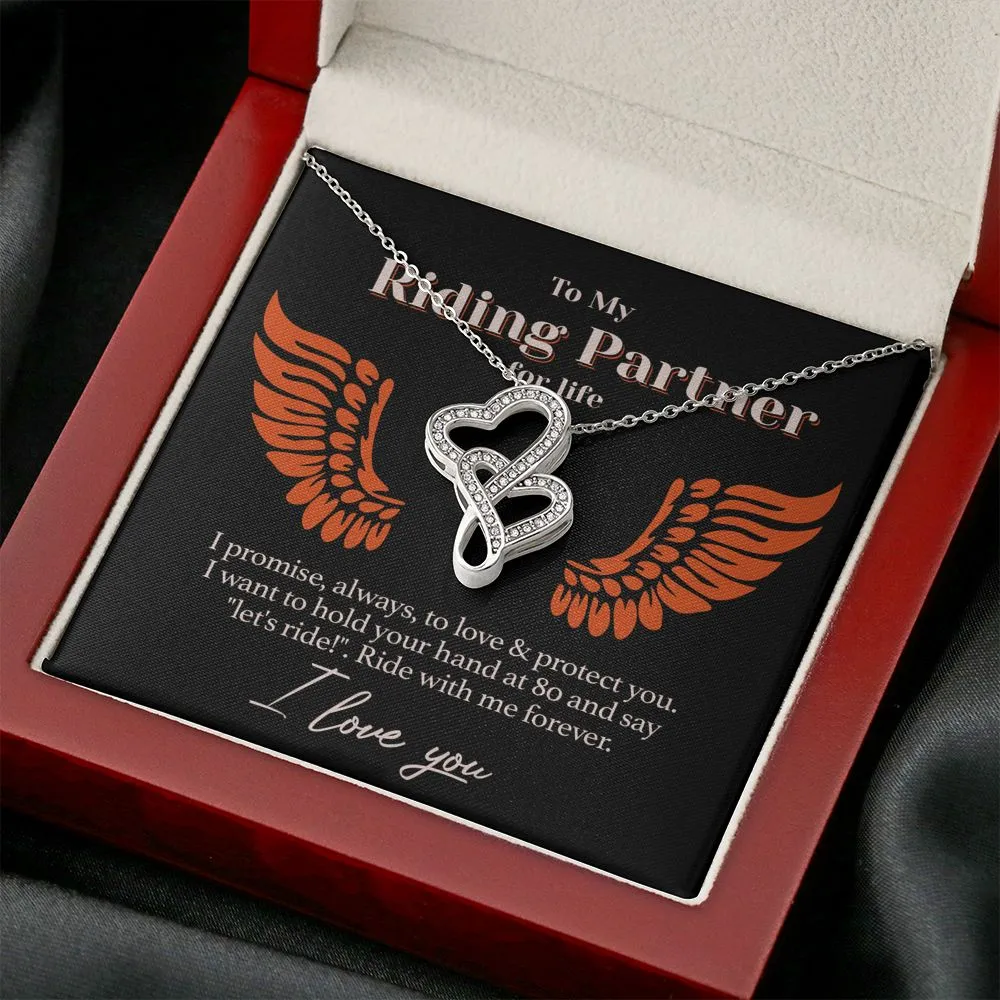 Ride With Me Forever Valentine's Day Necklace
