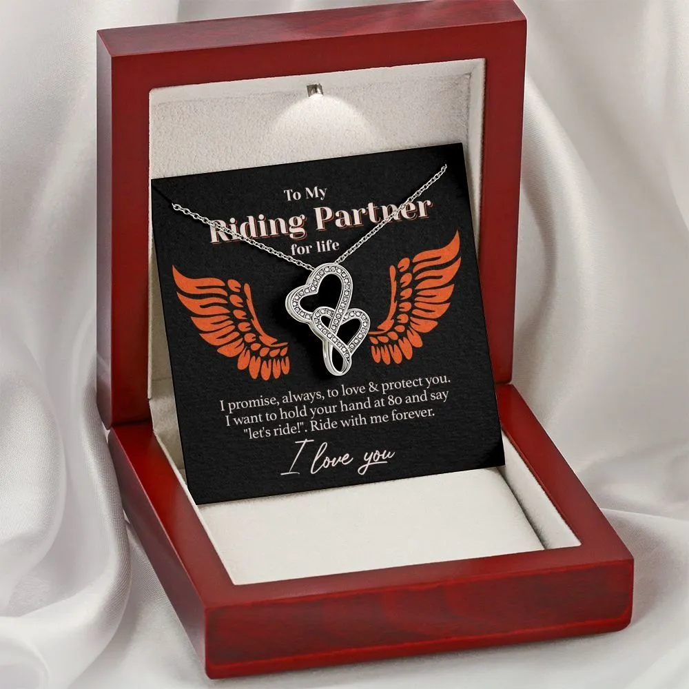 Ride With Me Forever Valentine's Day Necklace