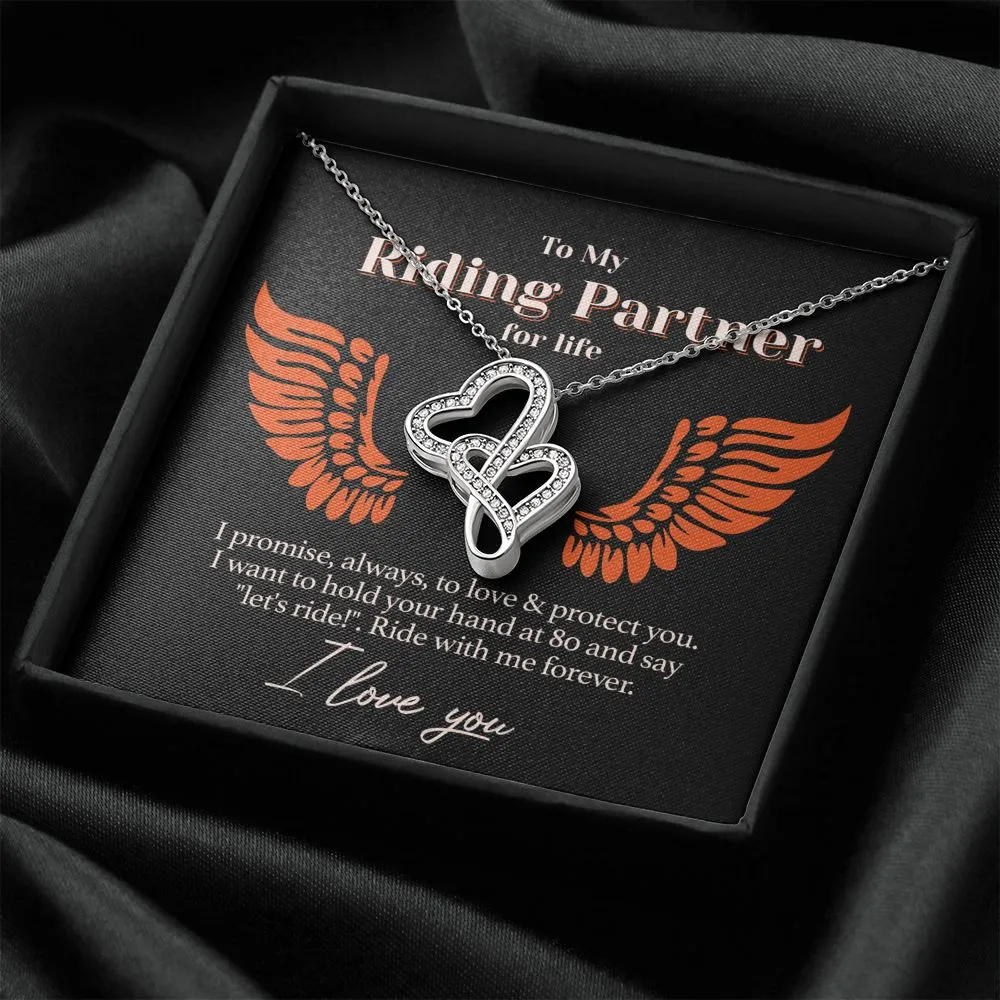 Ride With Me Forever Valentine's Day Necklace