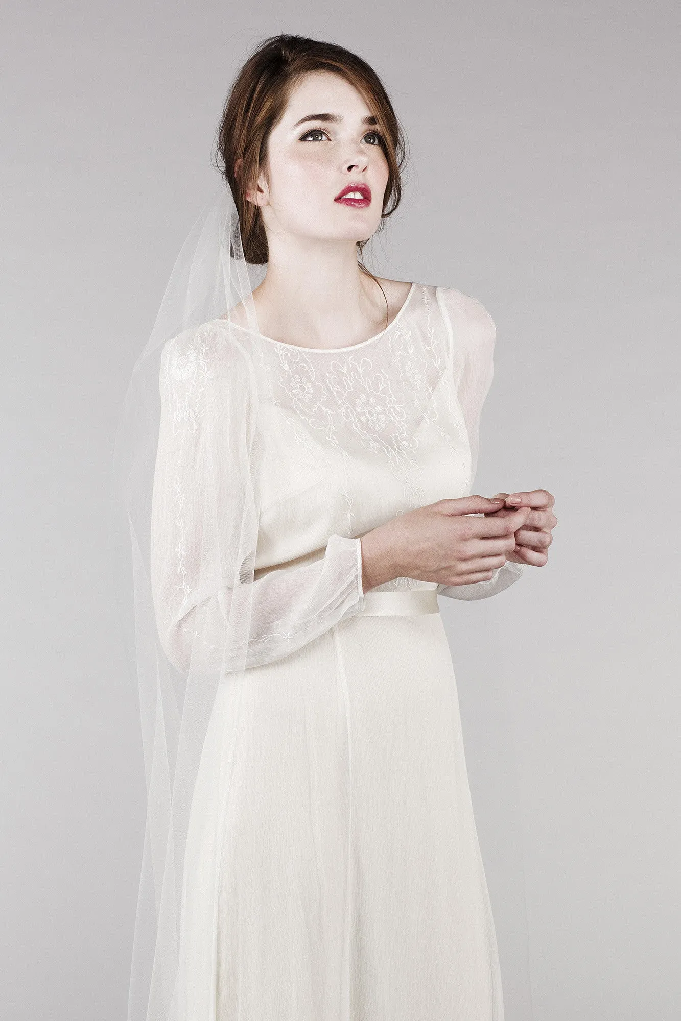 RM6325 Long Sleeve Bohemian Wedding Dress