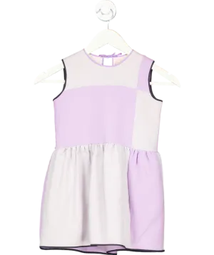 Roksanda Purple Blossom Geometric Dress 6 Years