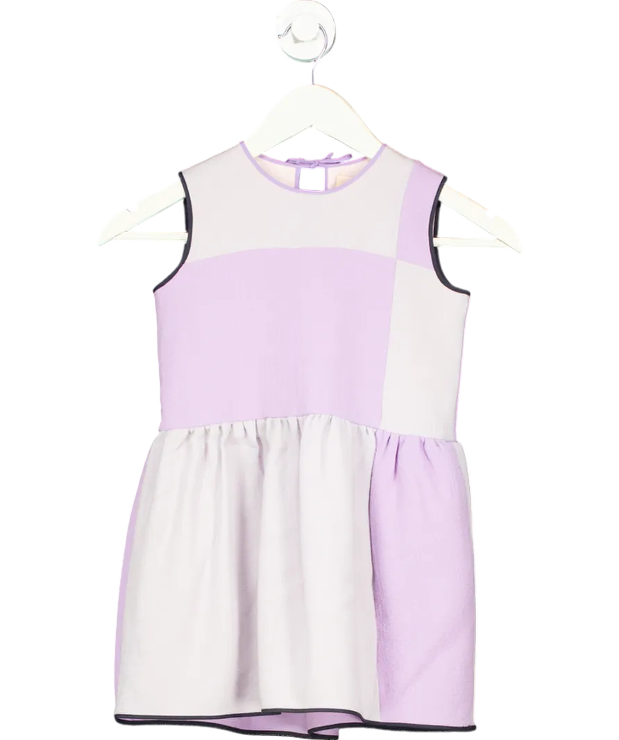 Roksanda Purple Blossom Geometric Dress 6 Years