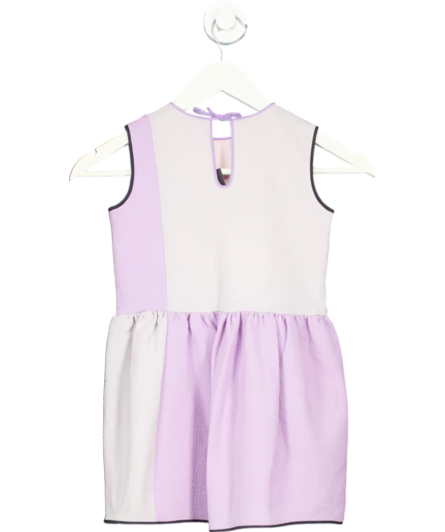 Roksanda Purple Blossom Geometric Dress 6 Years