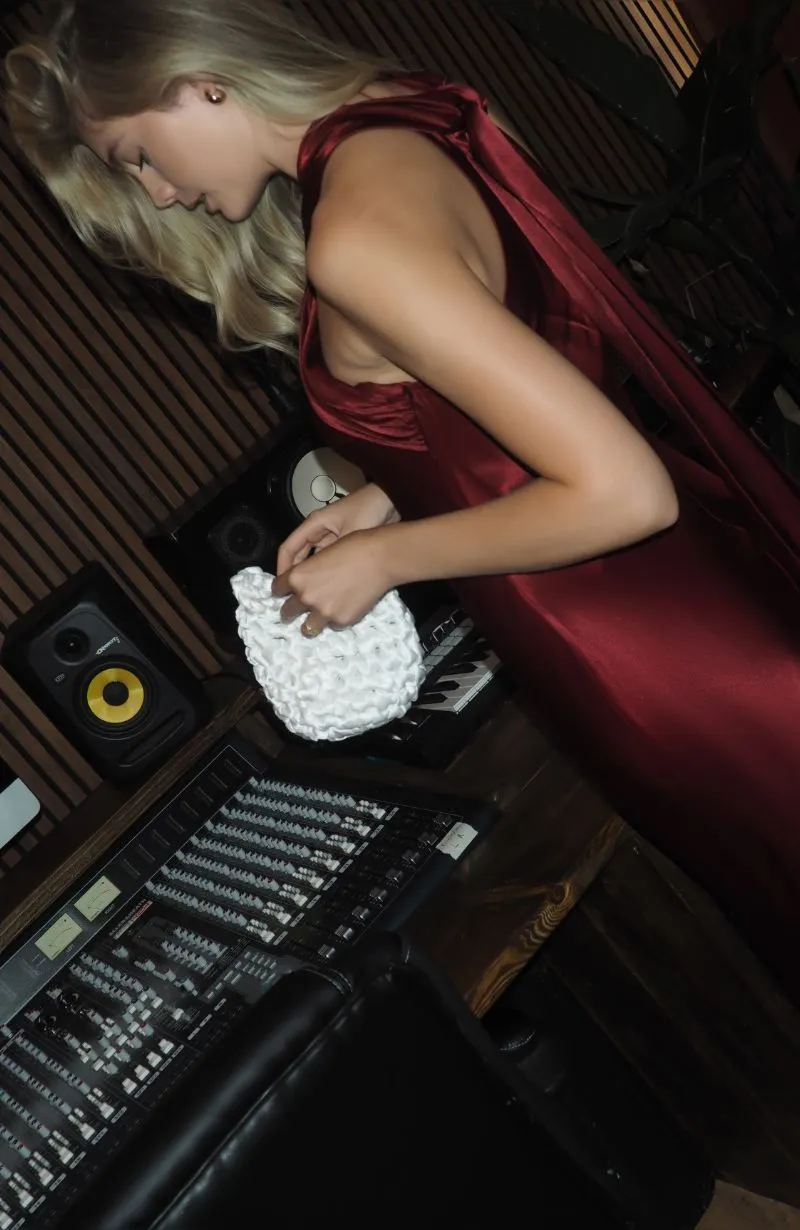 Roma Dress in Chianti Satin