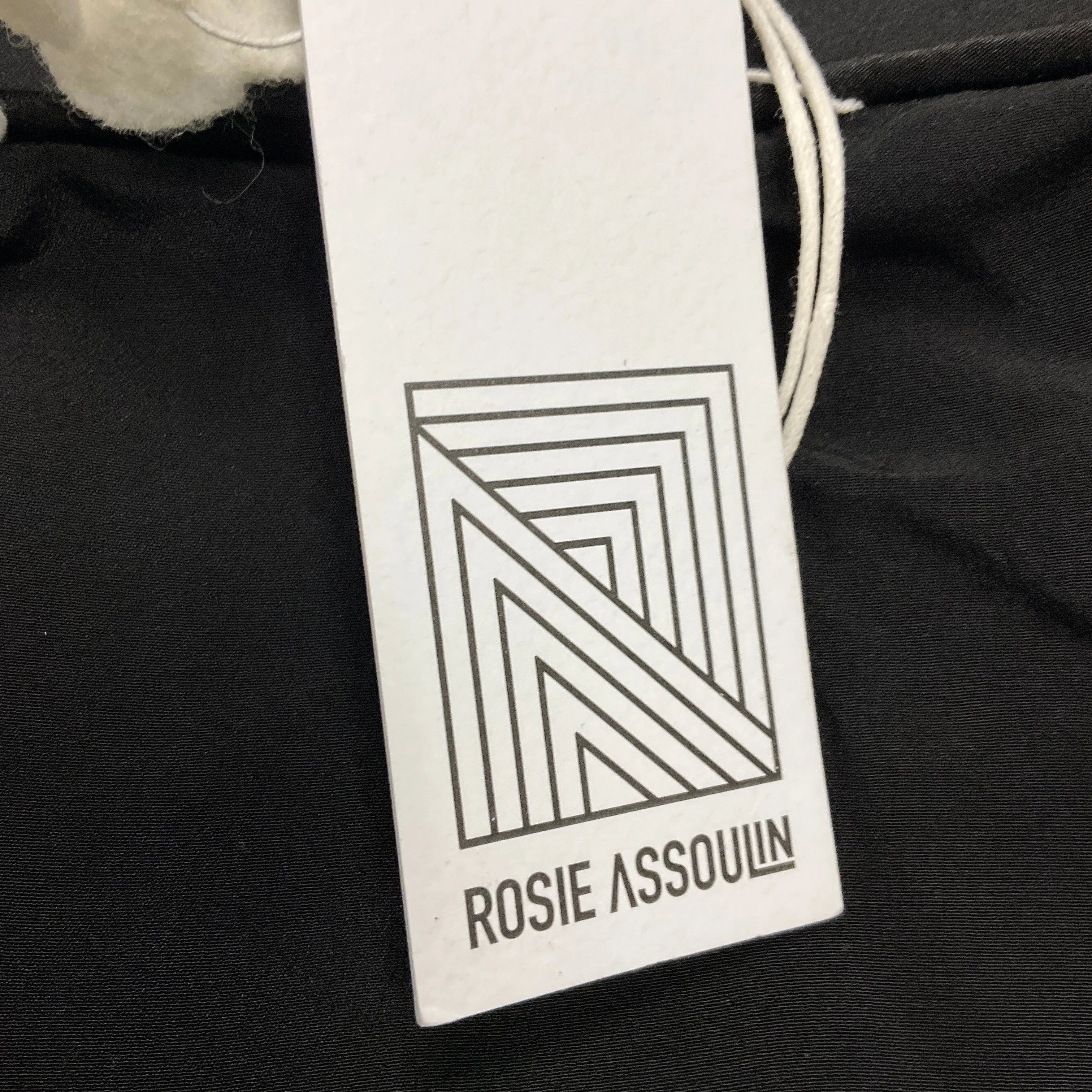 Rosie Assoulin Black / White Flowered Cami Dress