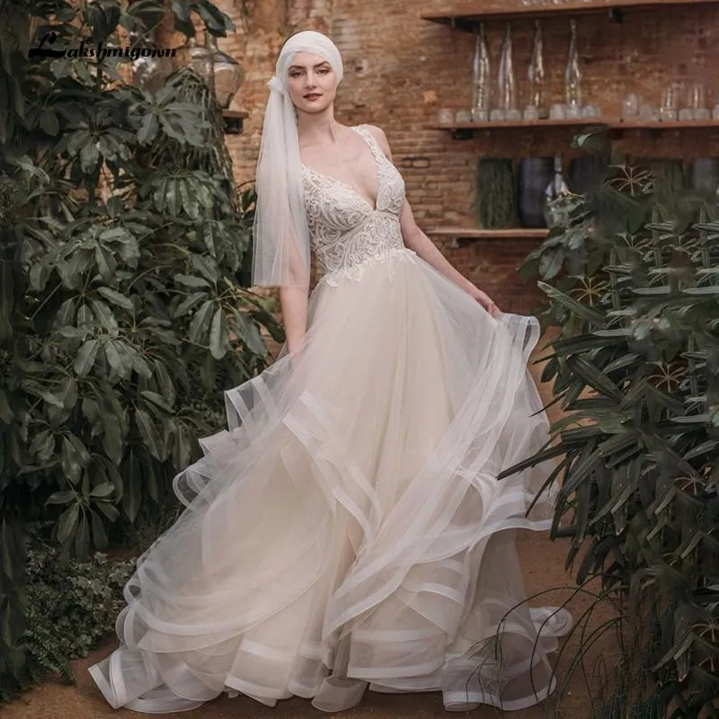 Roycebridal Lace Wedding Dresses Lakshmigown New V Neck