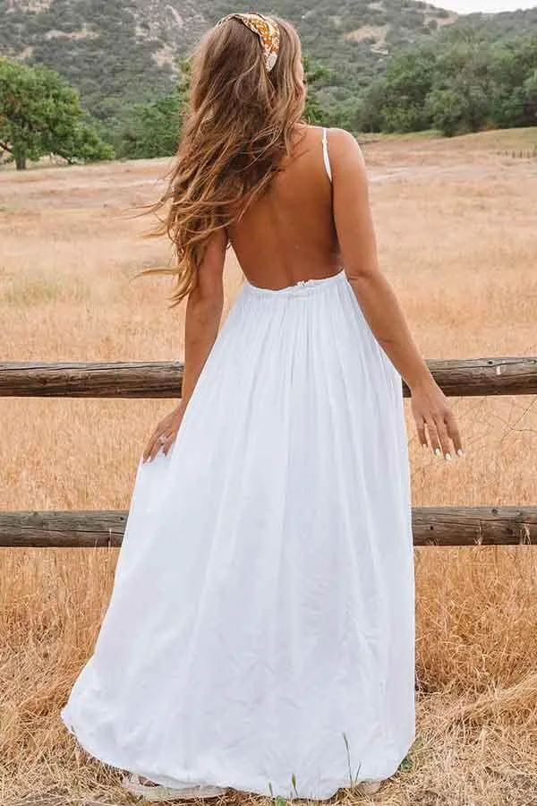 Roycebridal Simple White Lace A-line Plus Size Beach Wedding Dresses, Bridal Dresses, MW553