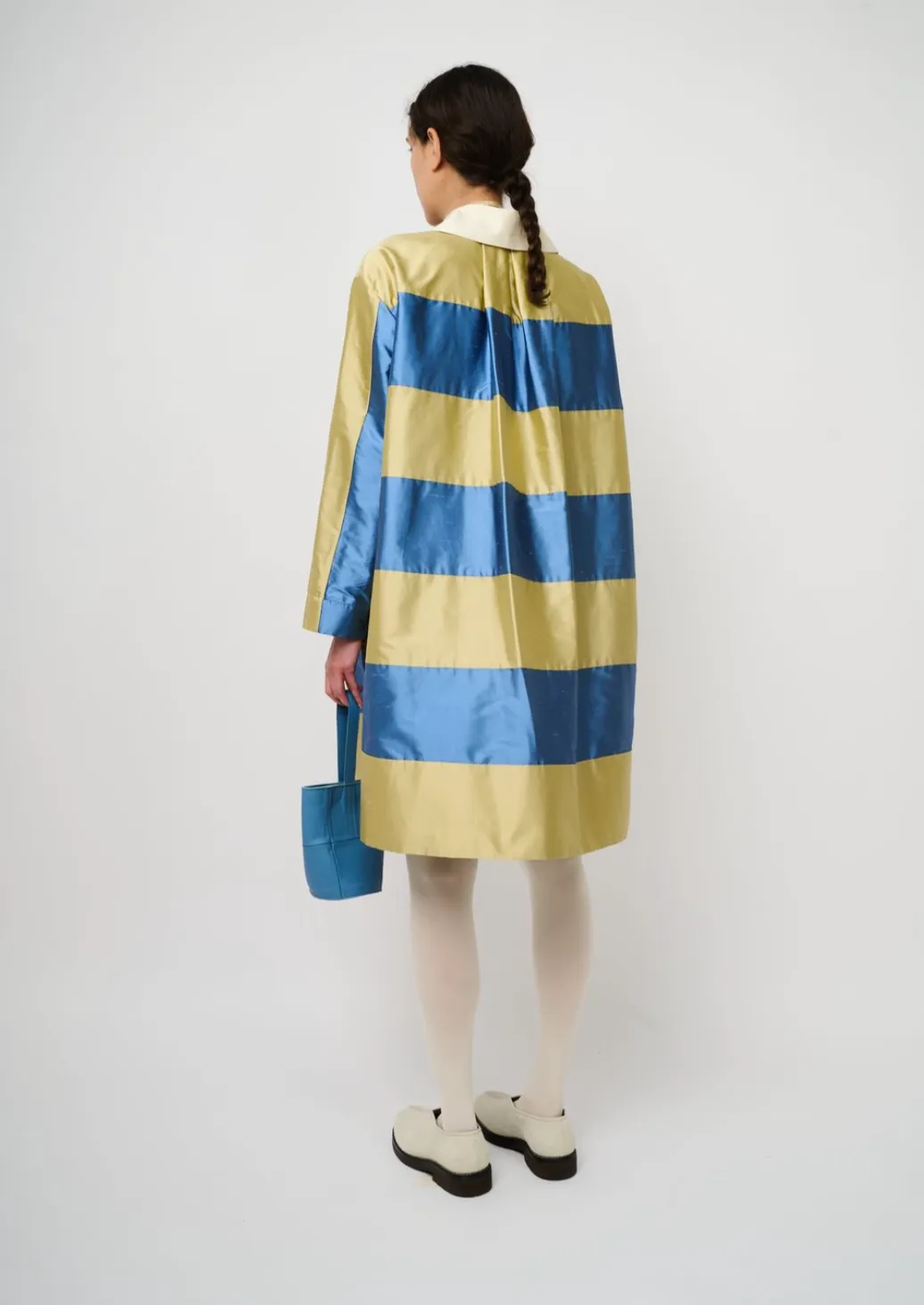 Rugby Dress, Celery/Rivera/Ecru