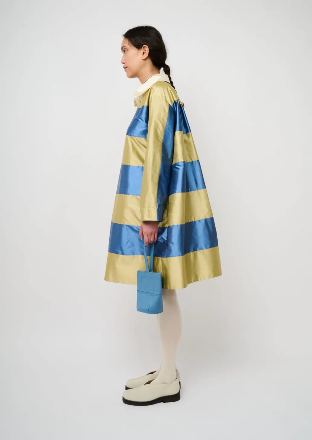 Rugby Dress, Celery/Rivera/Ecru
