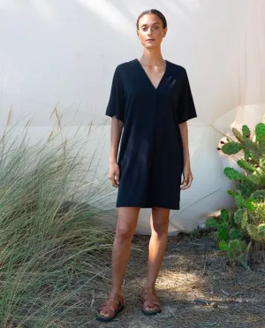 Sammy Organic Cotton Dress In Black