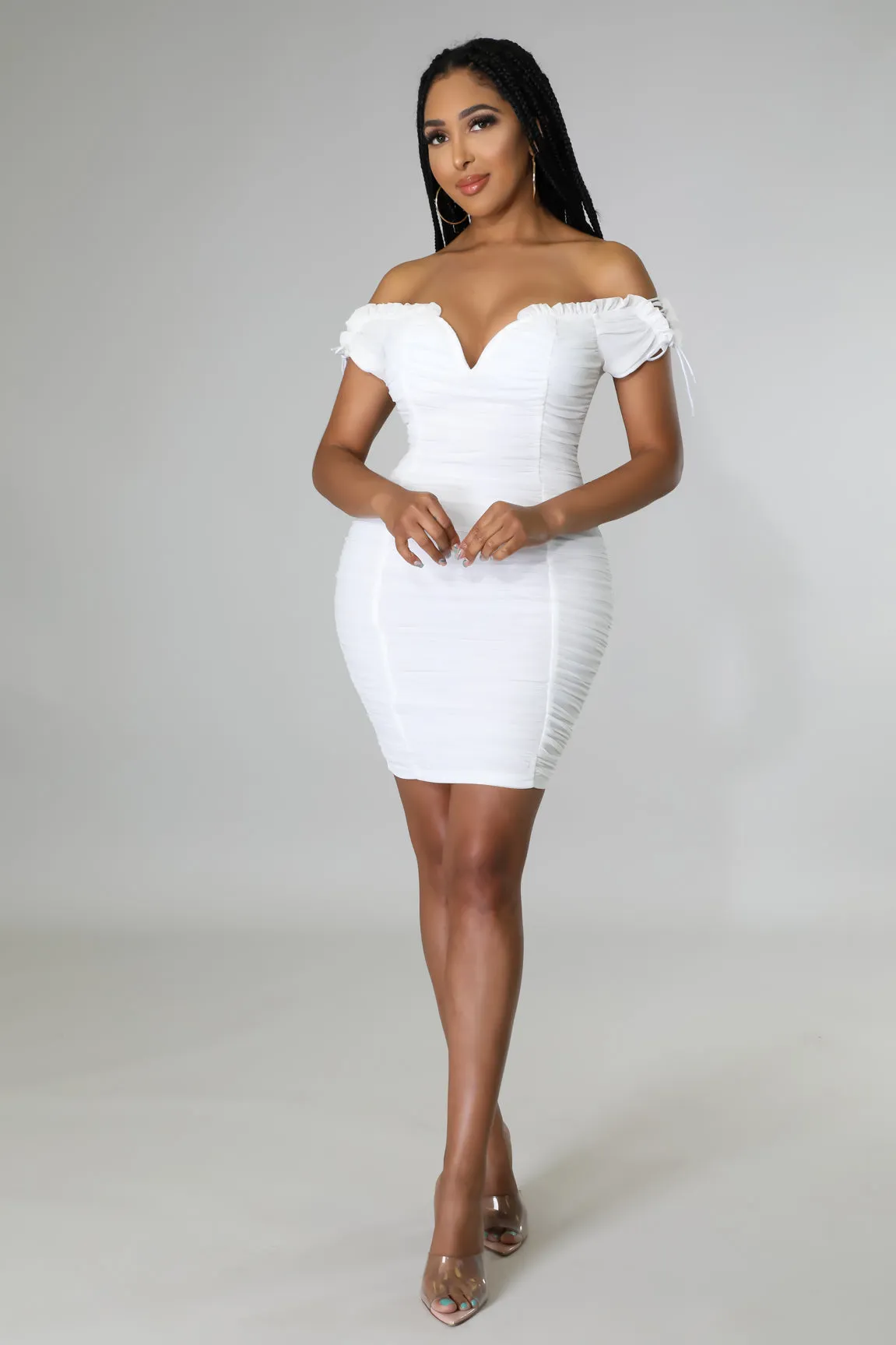 Sassy Ruched Dress