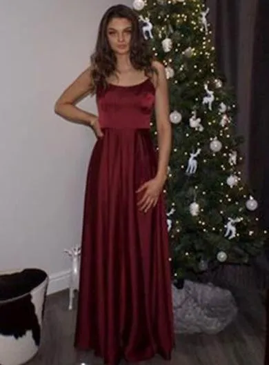 Satin formal dress