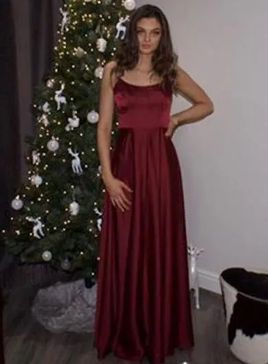 Satin formal dress