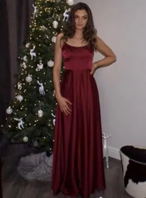 Satin formal dress