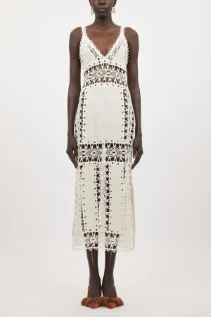 Shivani Dress in Ivory