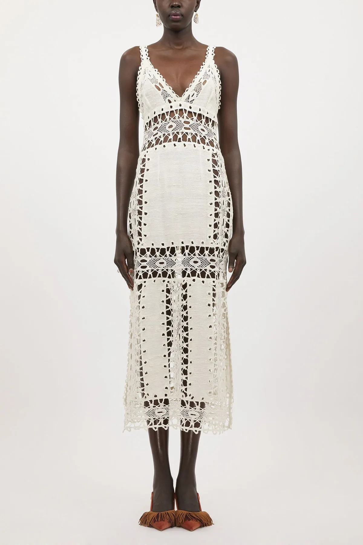 Shivani Dress in Ivory