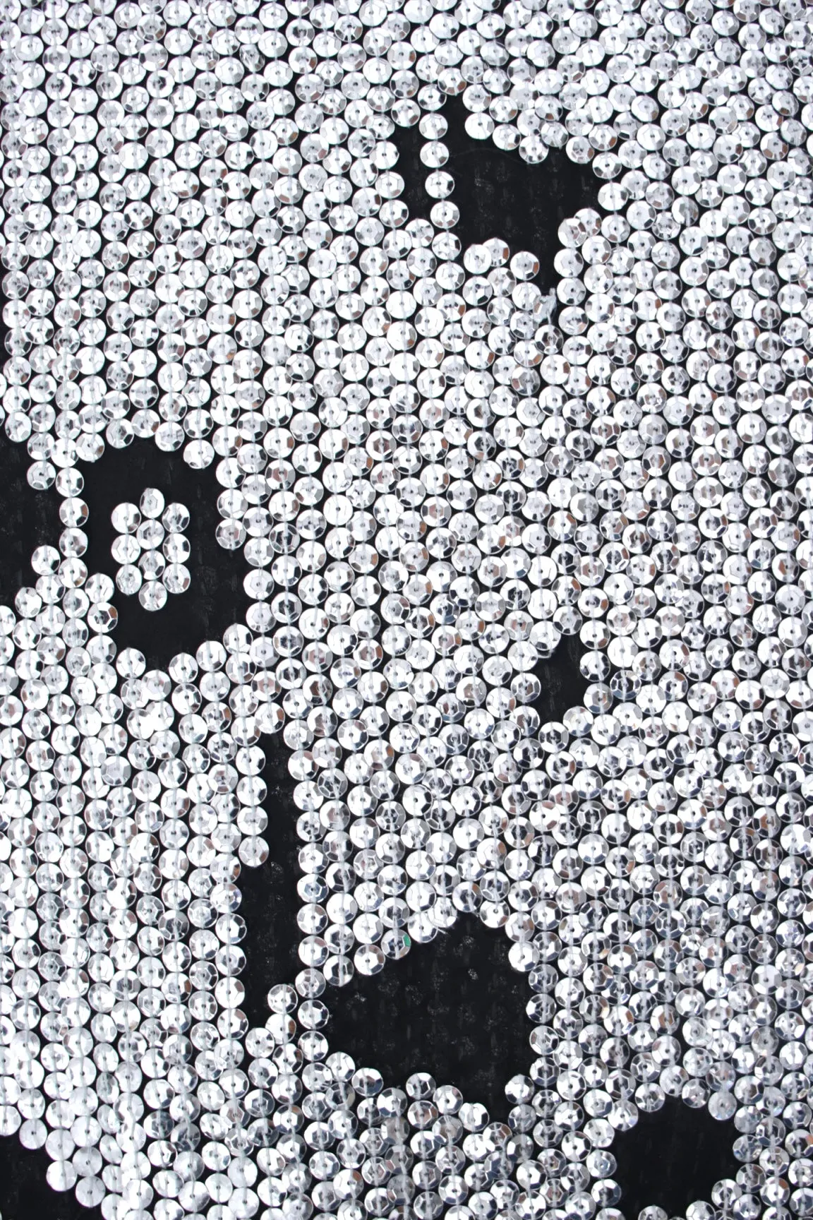 Silk Sequin Leopard Devoré Dress