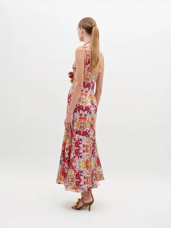 Silvia Tcherassi Saskya Dress in Multicolor Animal