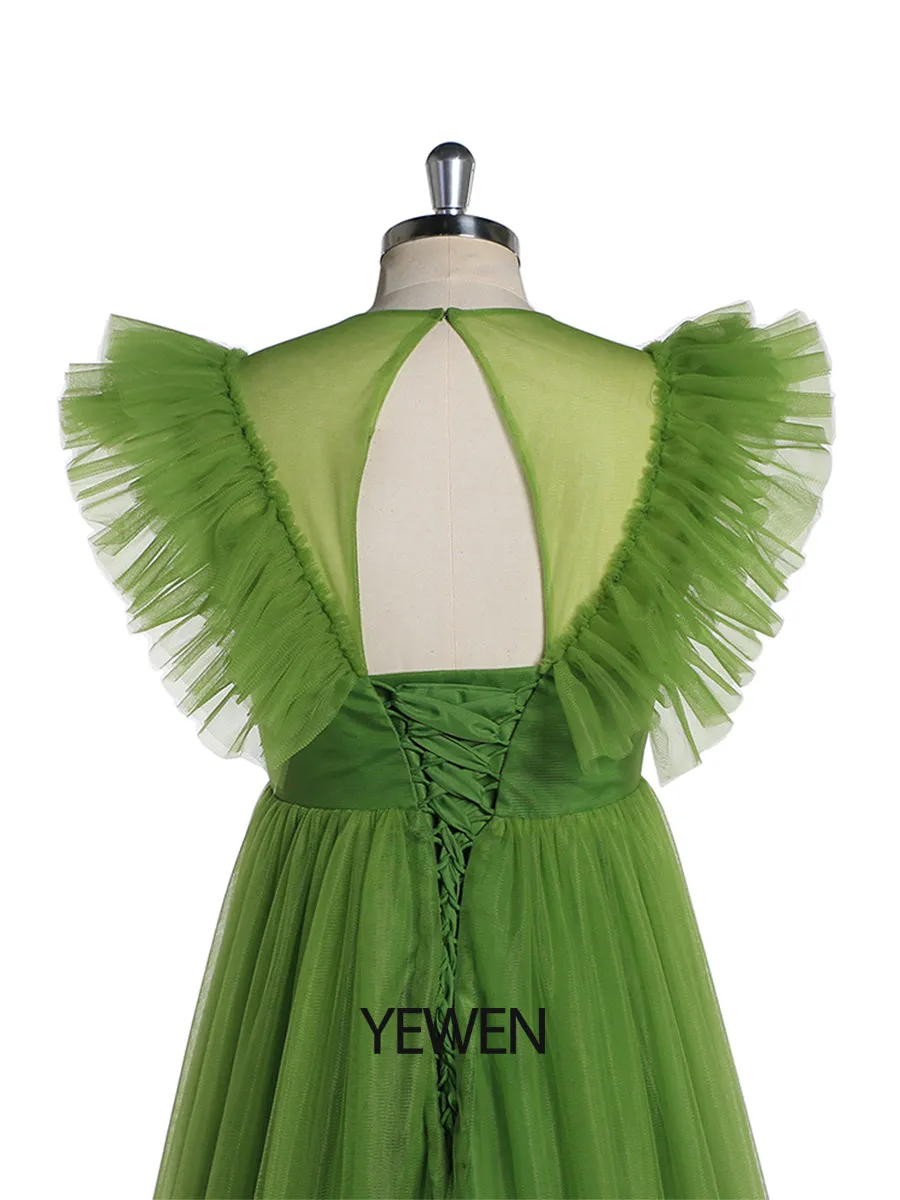 Sleeveless Maxi Maternity Dress Pleated Backless Ball Gown Party Dress