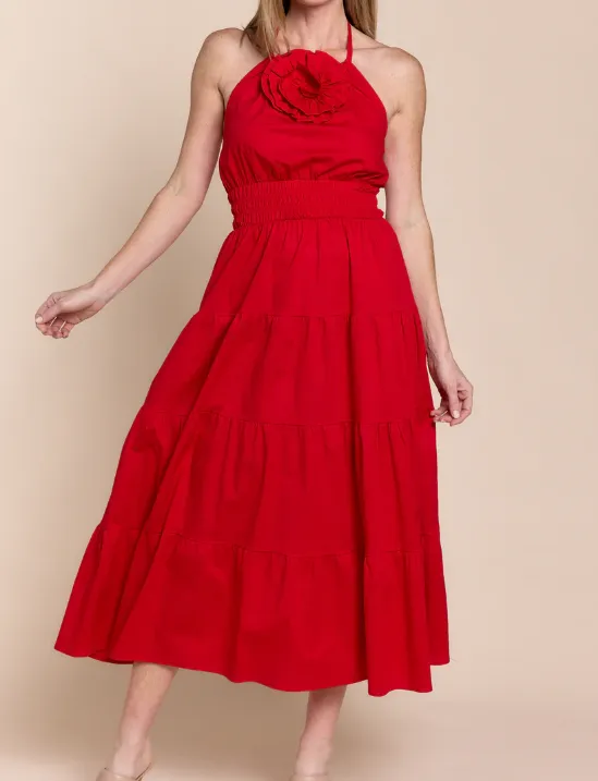 Sofia Sylvie Dress - Red