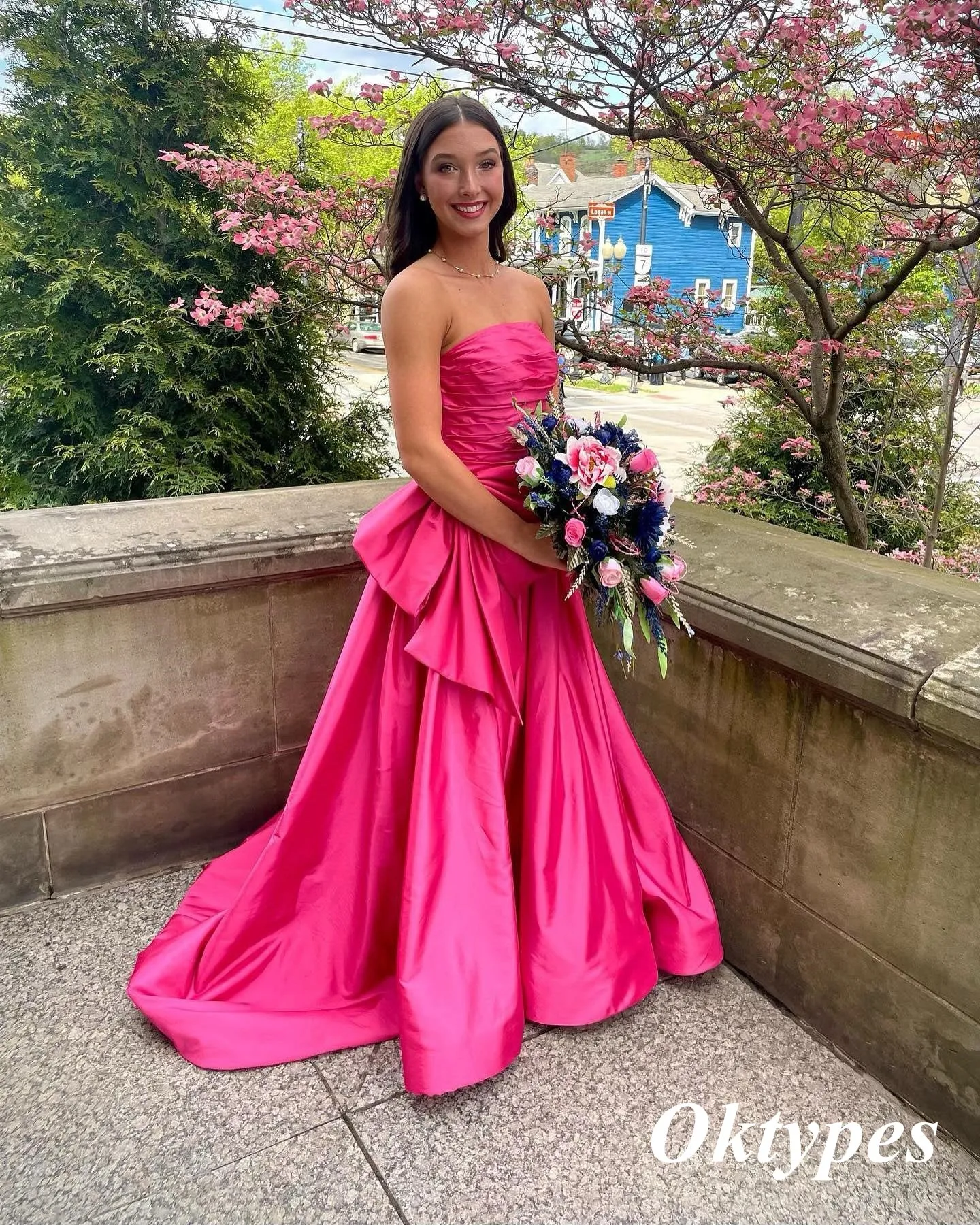 Sweety Satin Sweetheart A-Line Long Prom Dresses, PDS1013