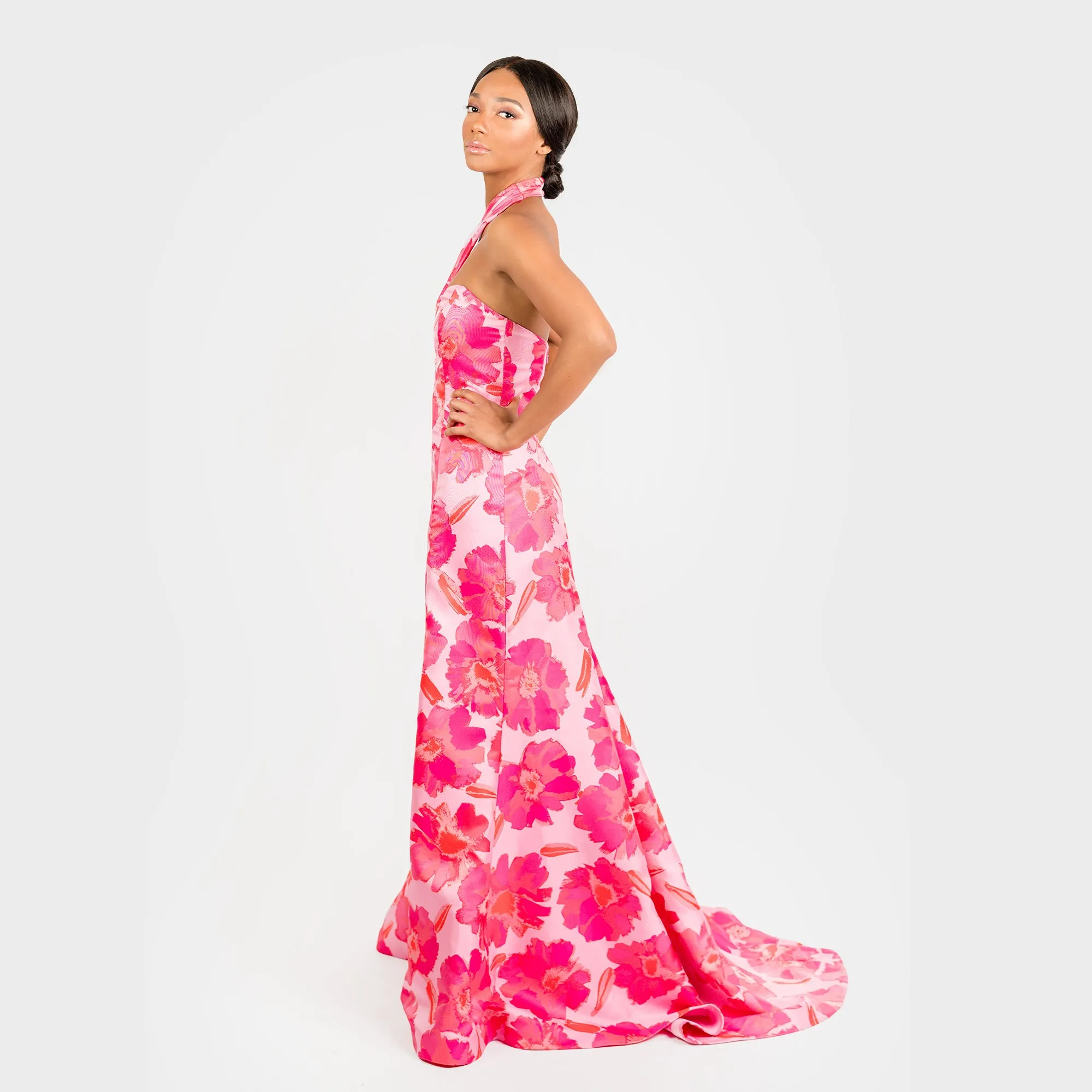 The Halter Neck Classic Gown