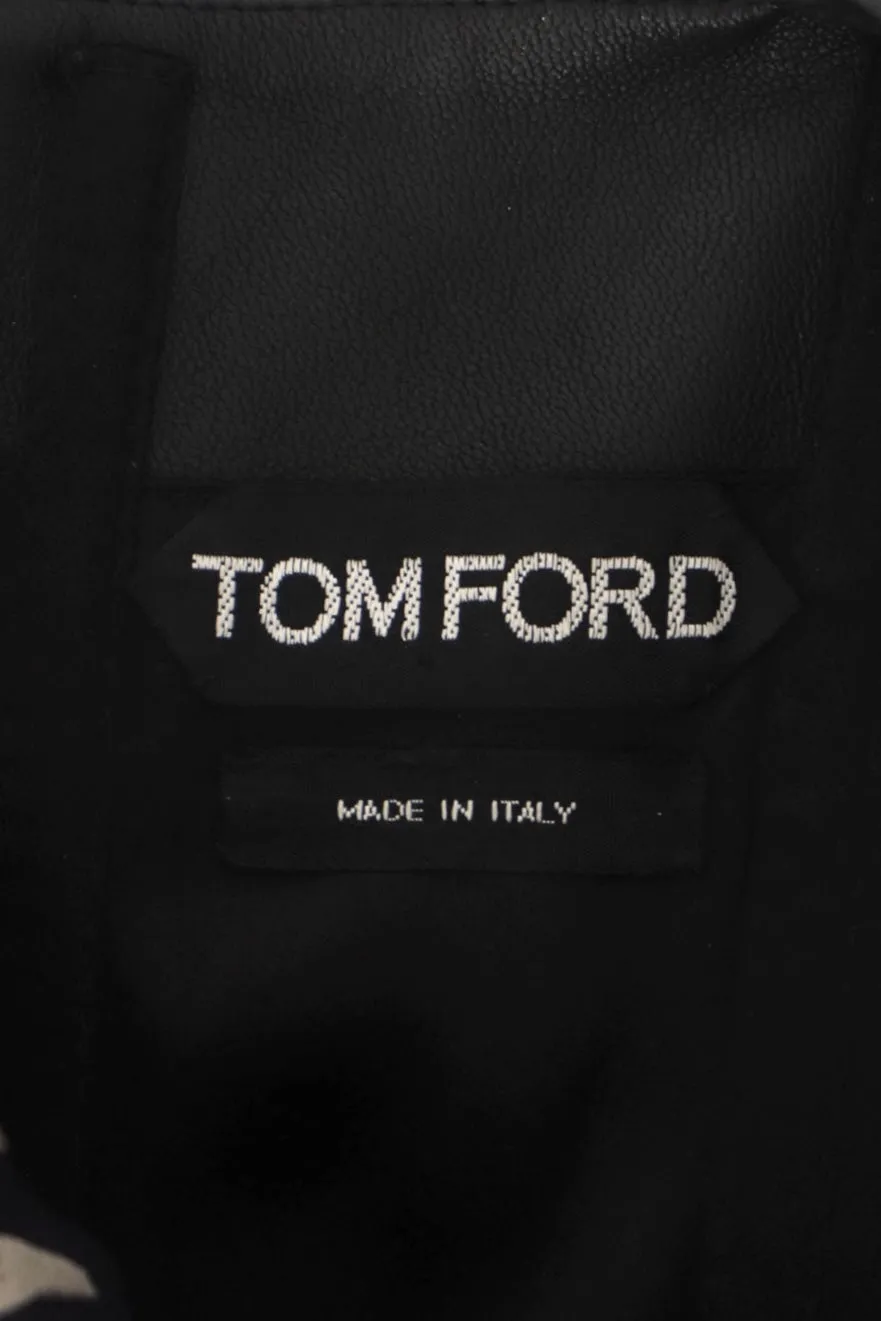 Tom Ford Silk & Lamb Leather Corset Dress