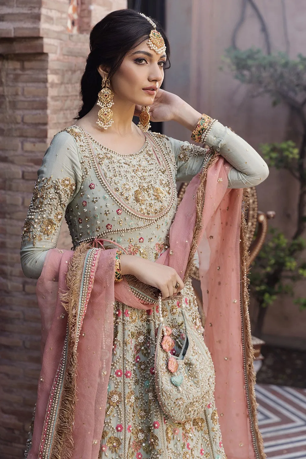 Traditional Kalidar Frock Pakistani Wedding Dresses