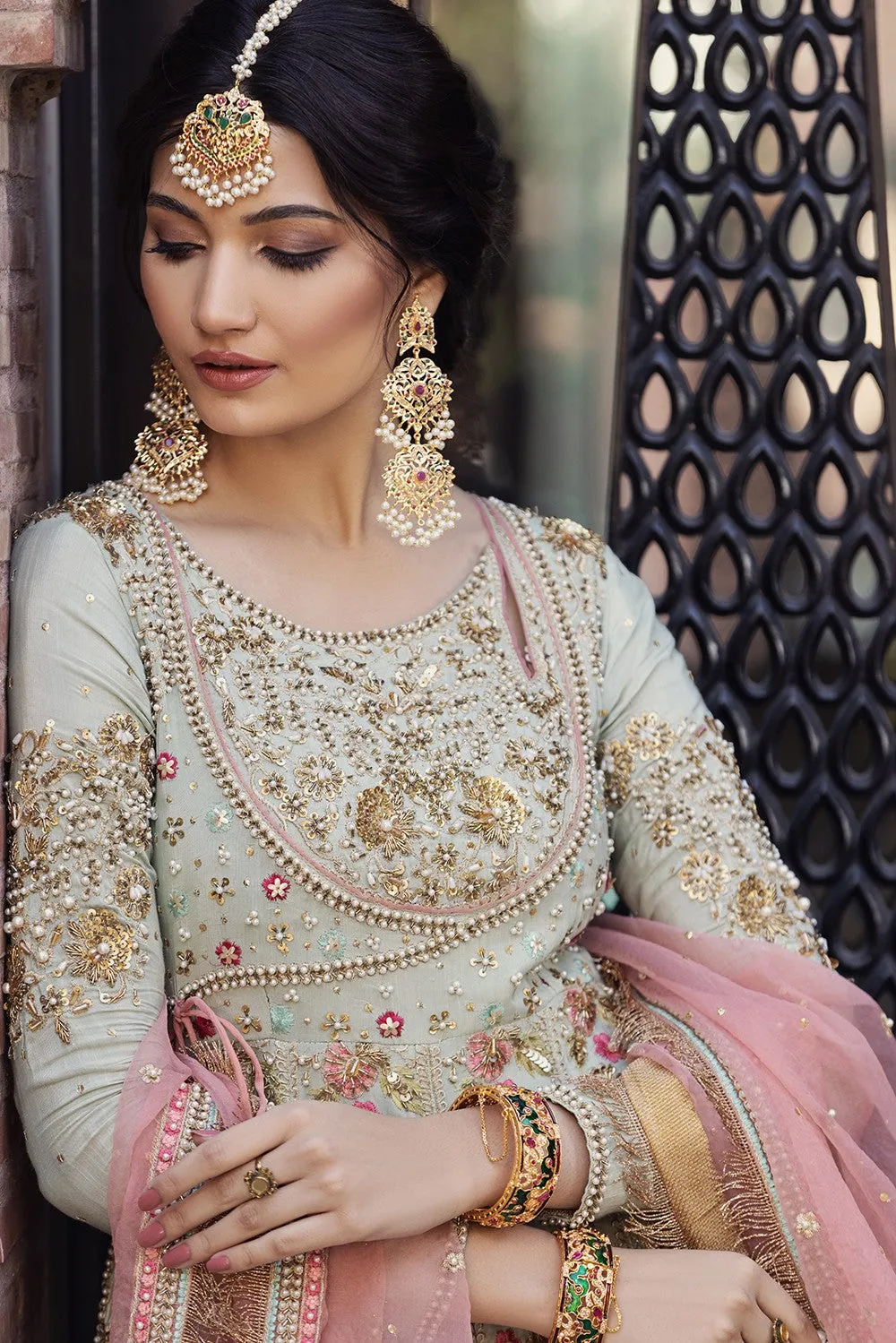 Traditional Kalidar Frock Pakistani Wedding Dresses