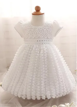 Unique Flower Girl Dresses With Rhinestones