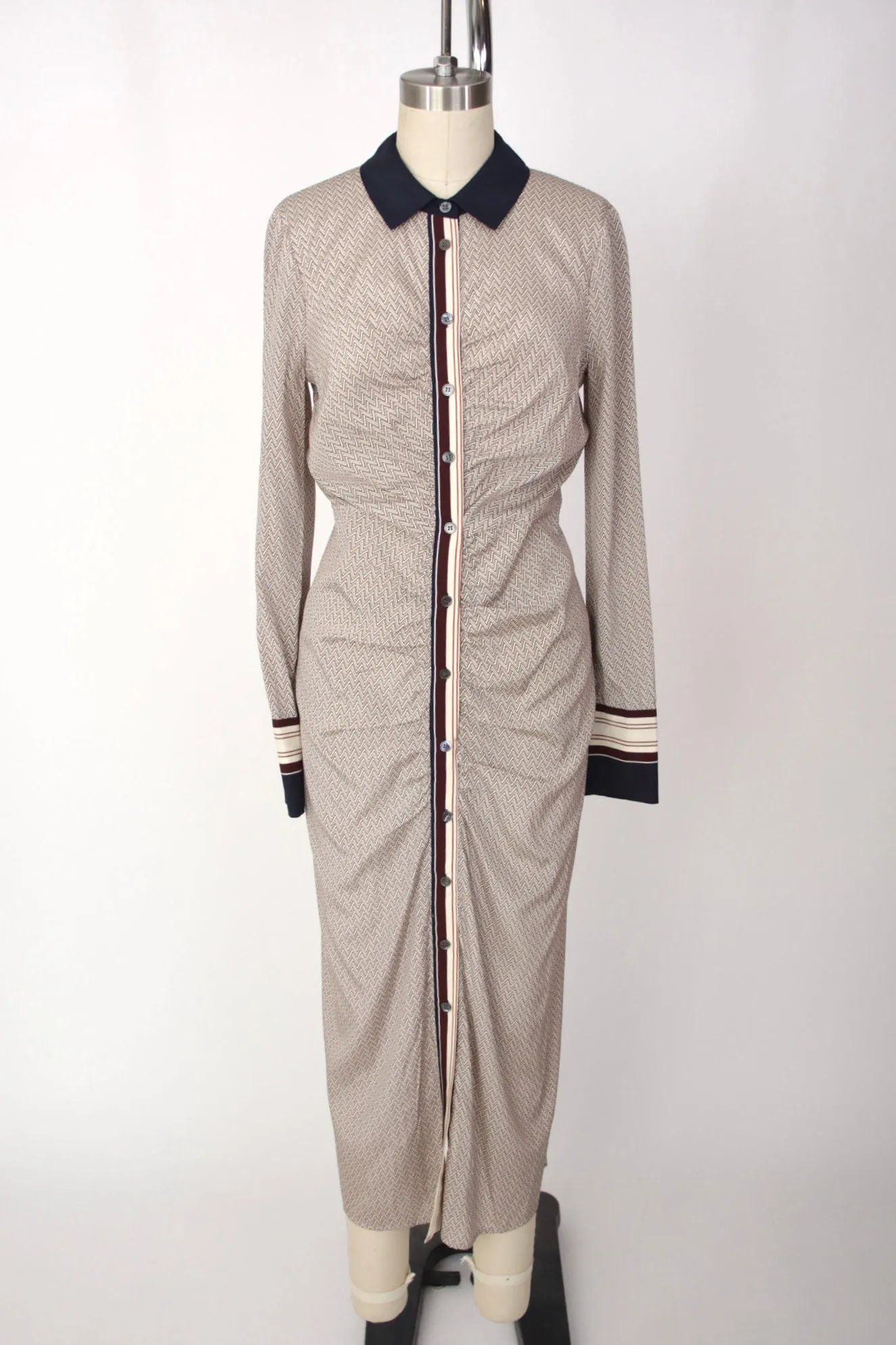Veronica Beard Mesika Silk Shirtdress