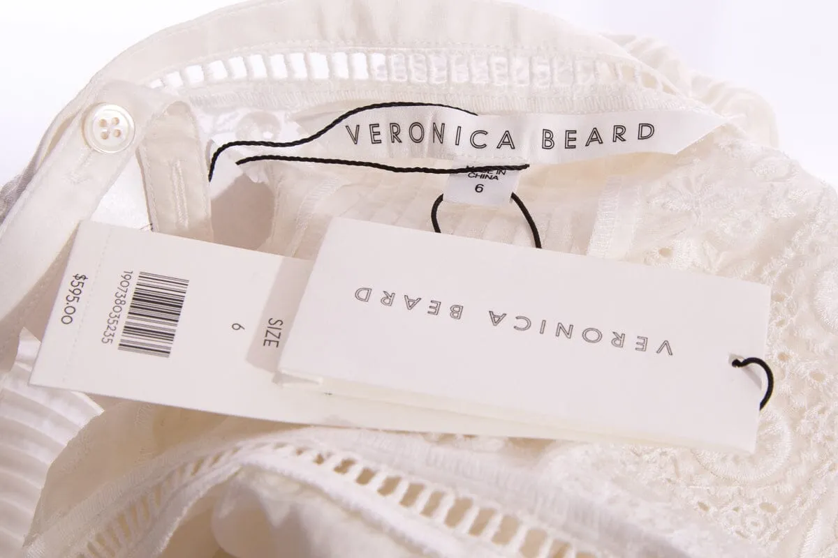 Veronica Beard White Dress SZ 6 NWT