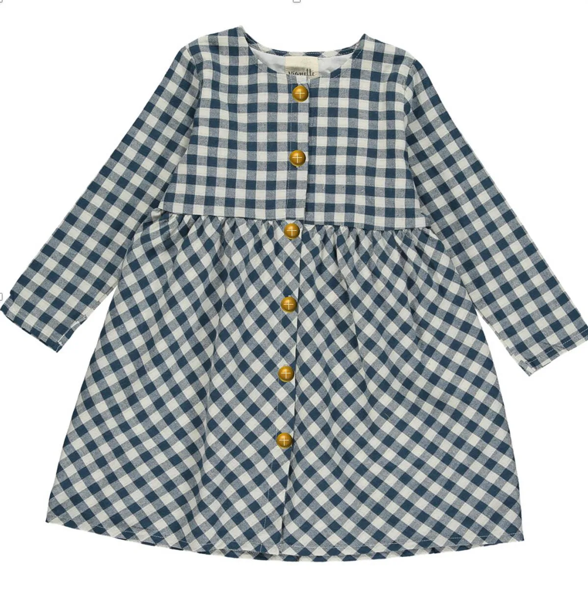 Vignette Kit Dress - Navy Plaid