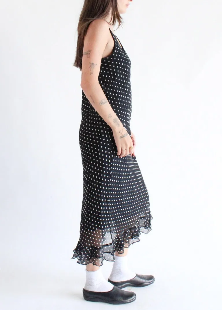 Vintage Polka Dot Dress D0096