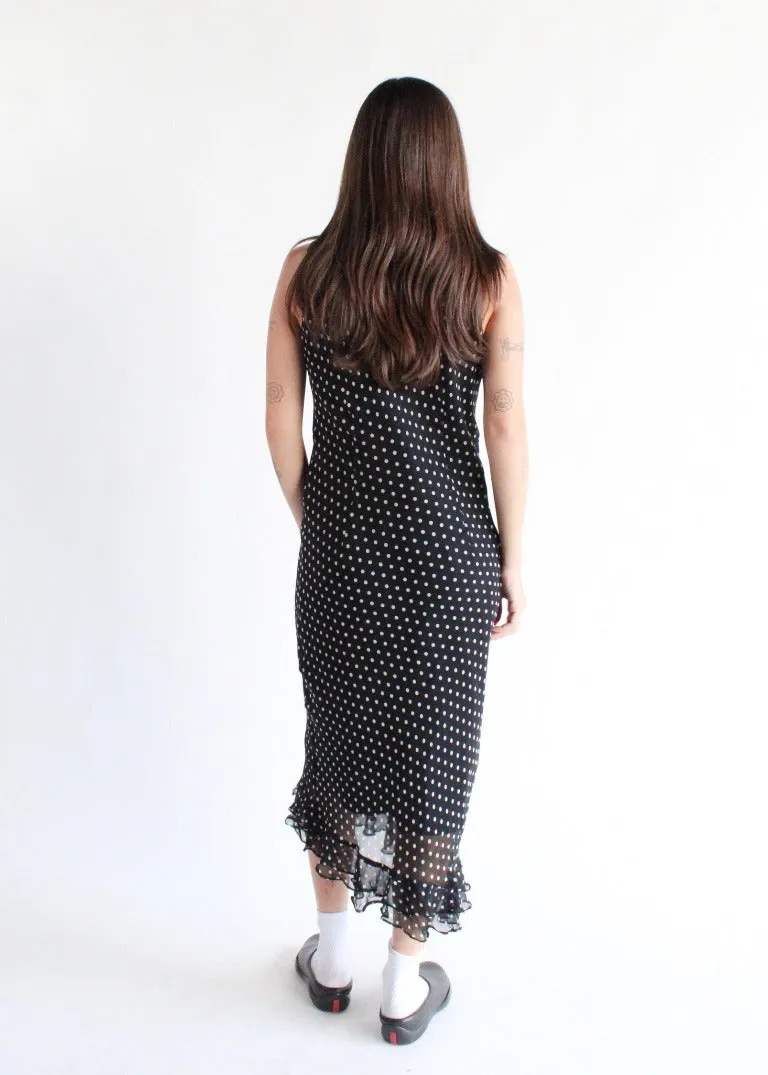 Vintage Polka Dot Dress D0096