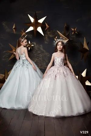 Virginia Flower Girl Dress in Blush