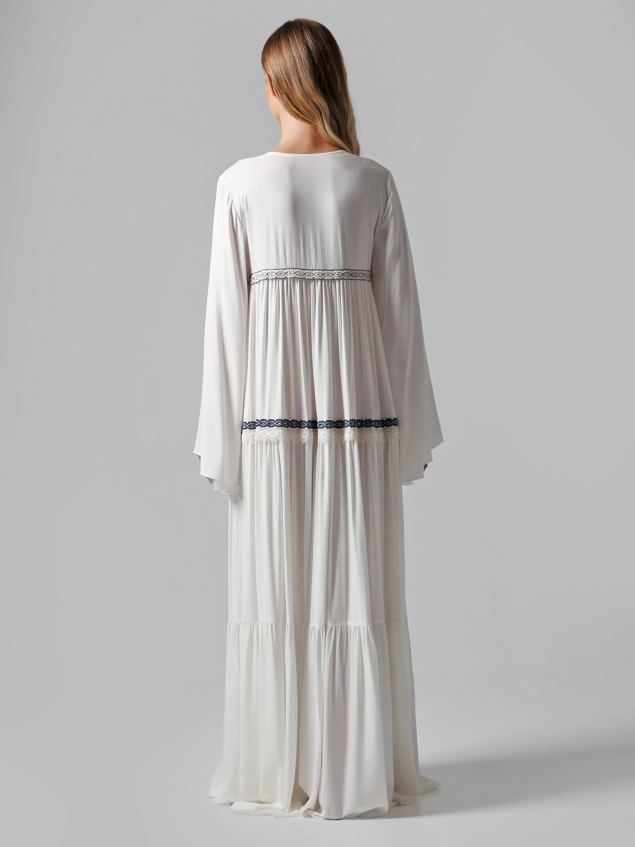 Visaltes White Maxi Dress