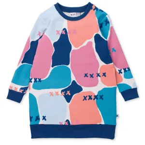 Watercolour Furry Dress