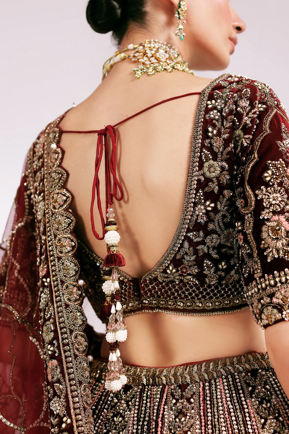 Wedding Lehenga Choli Dupatta Pakistani Bridal Dress