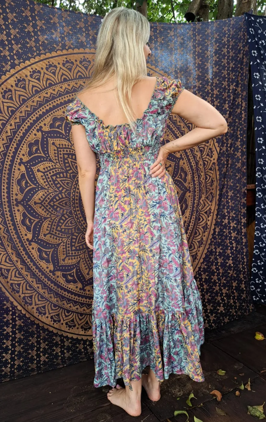 Whispering Willow Silk Dress