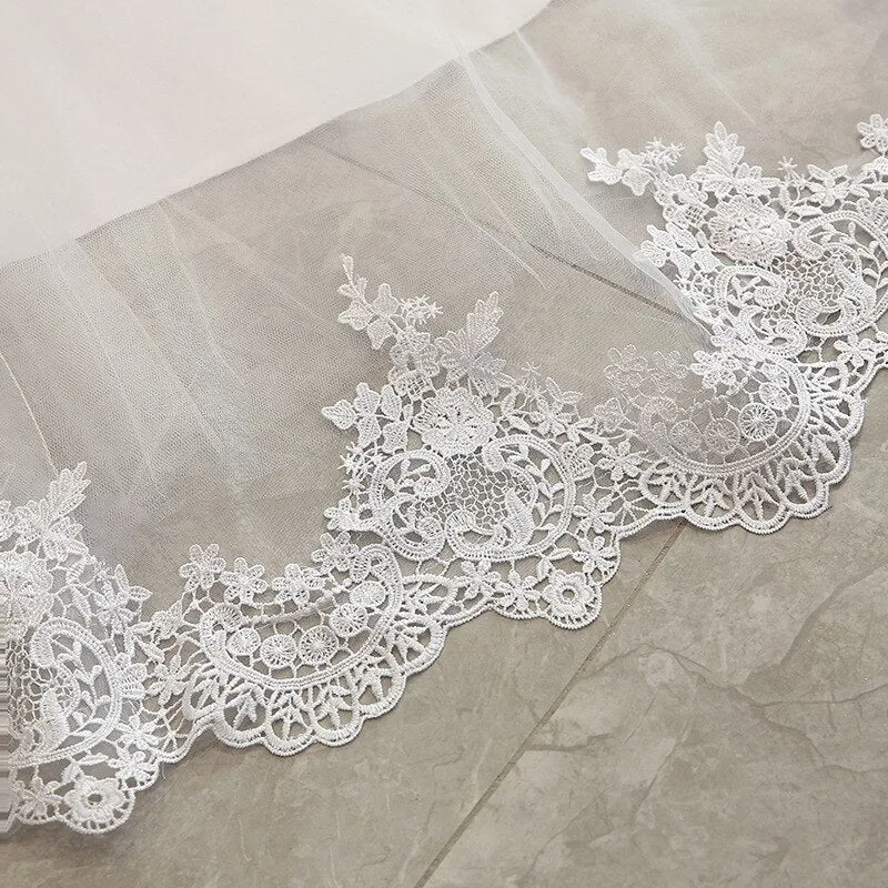 White Ball Gown Bridal Dress mariage Vintage Muslim Plus Size Lace