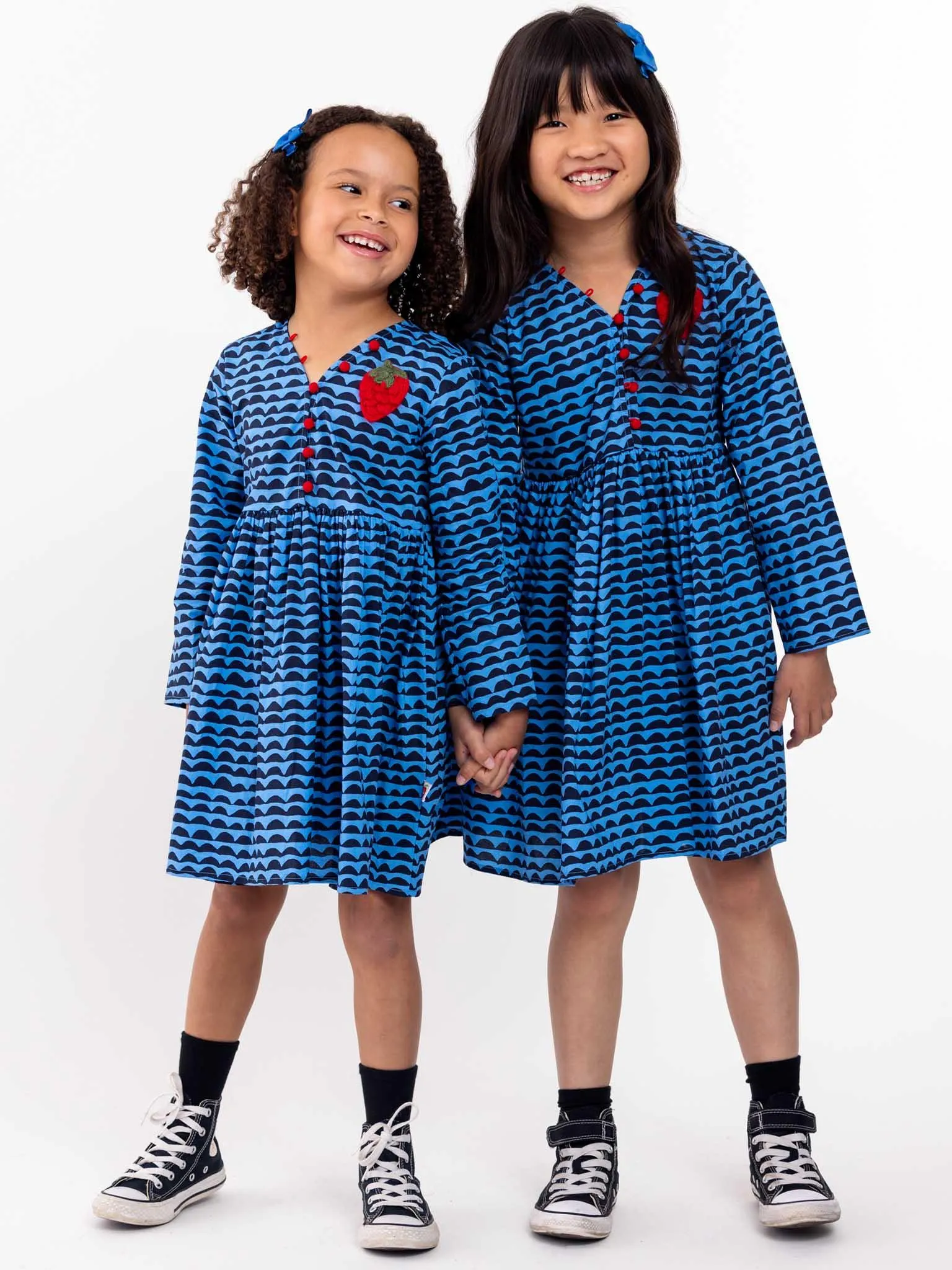Wiggly Blue Adriana Dress