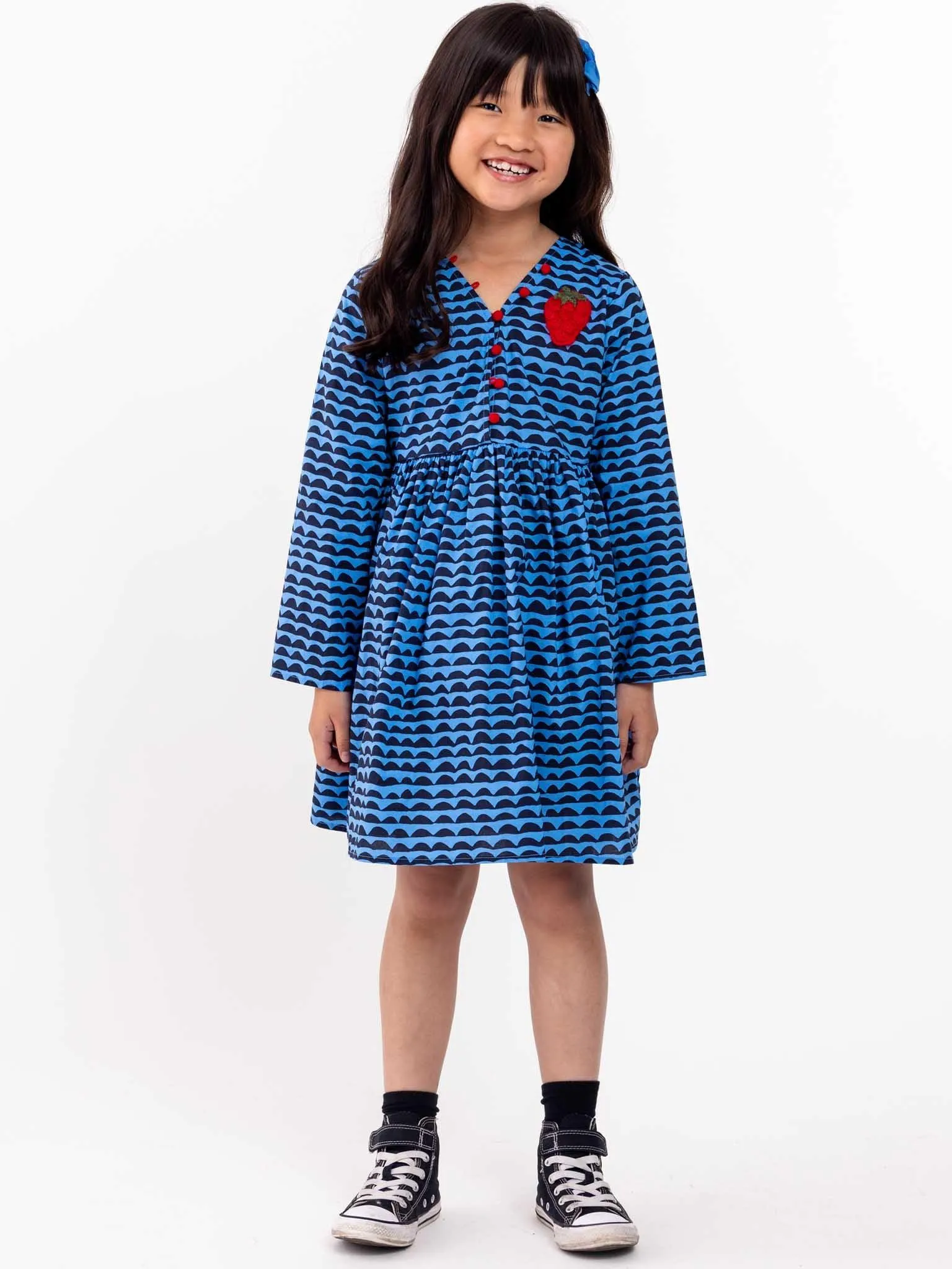 Wiggly Blue Adriana Dress