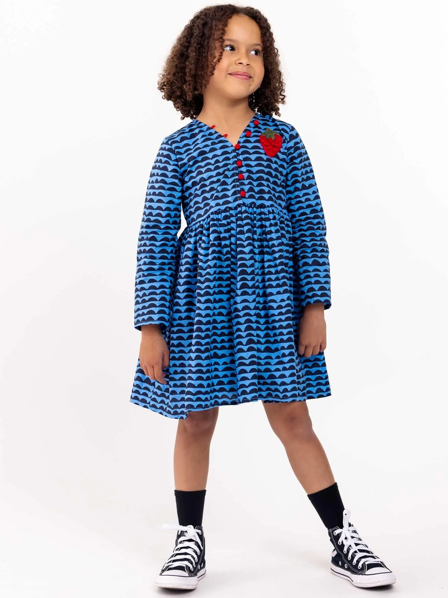 Wiggly Blue Adriana Dress