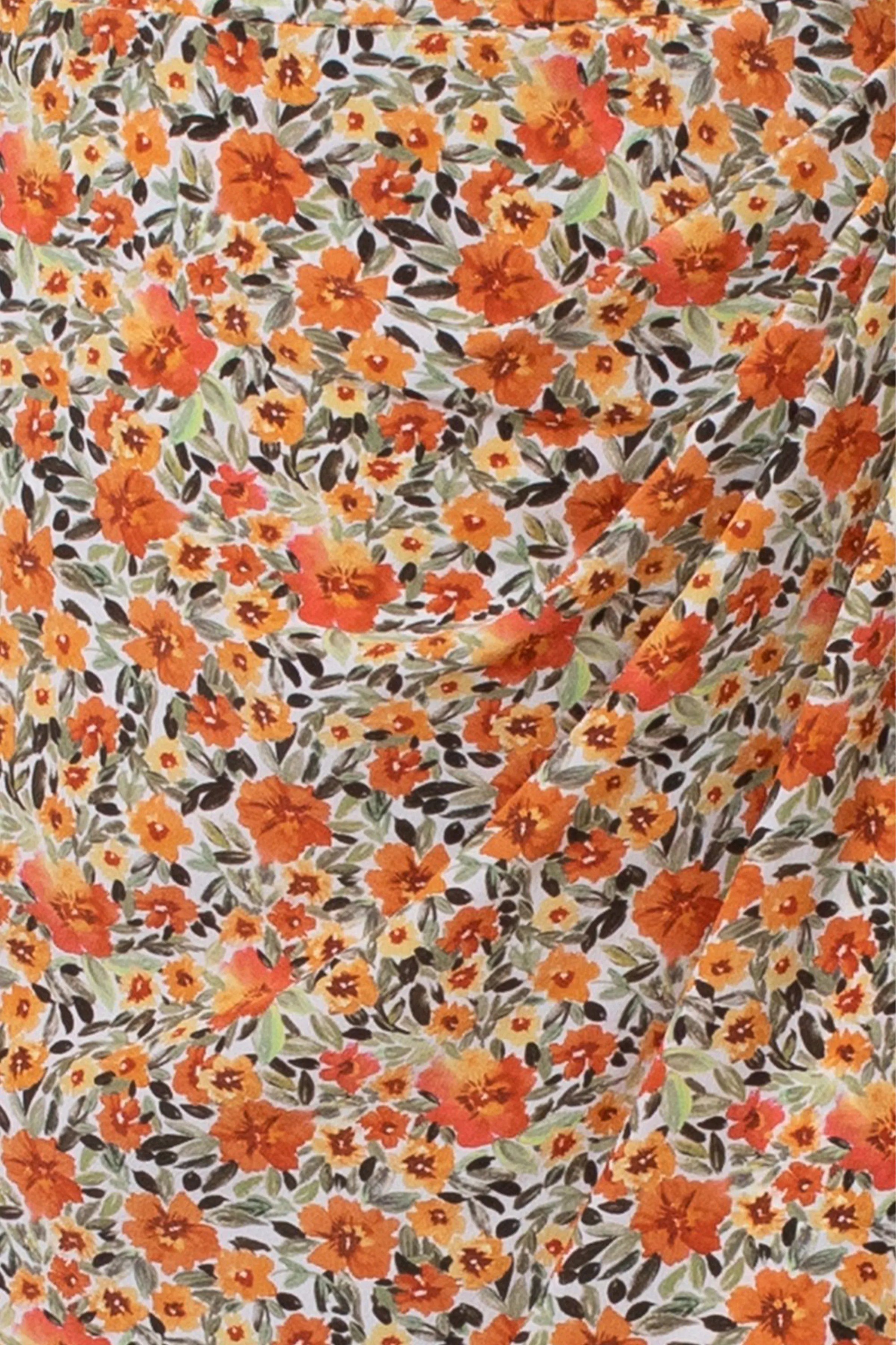 WILD POPPIES MIDI DRESS