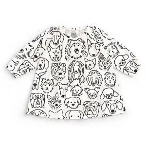 Winter Water Factory - Cedar Dress - Dogs Black